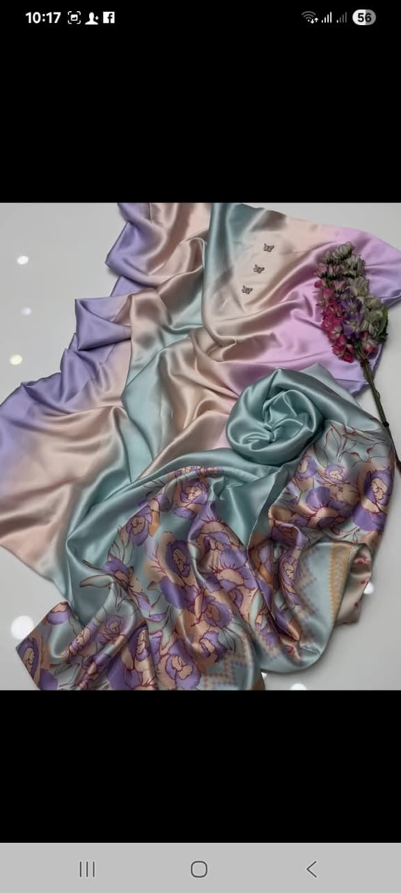 DIGITAL PRINT SHALMOZE SILK 3 PCS