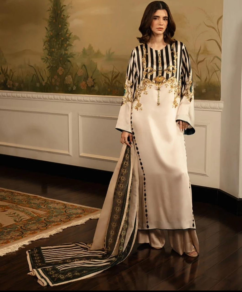 DIGITAL PRINT SHALMOZE SILK 3 PCS