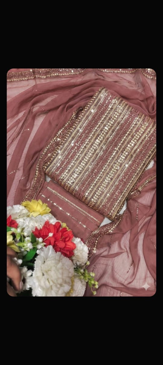 RIMJHIN (3pec) chiffon || T PINK ||
