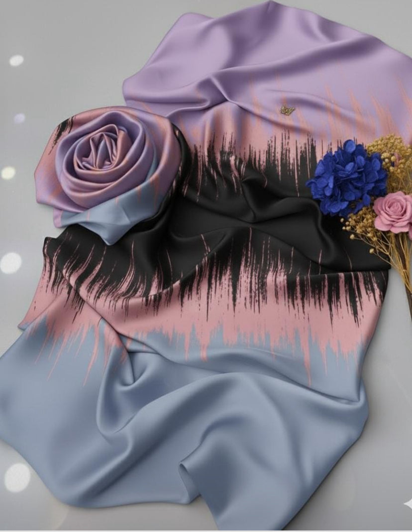 DIGITAL PRINT SHALMOZE SILK 3 PCS
