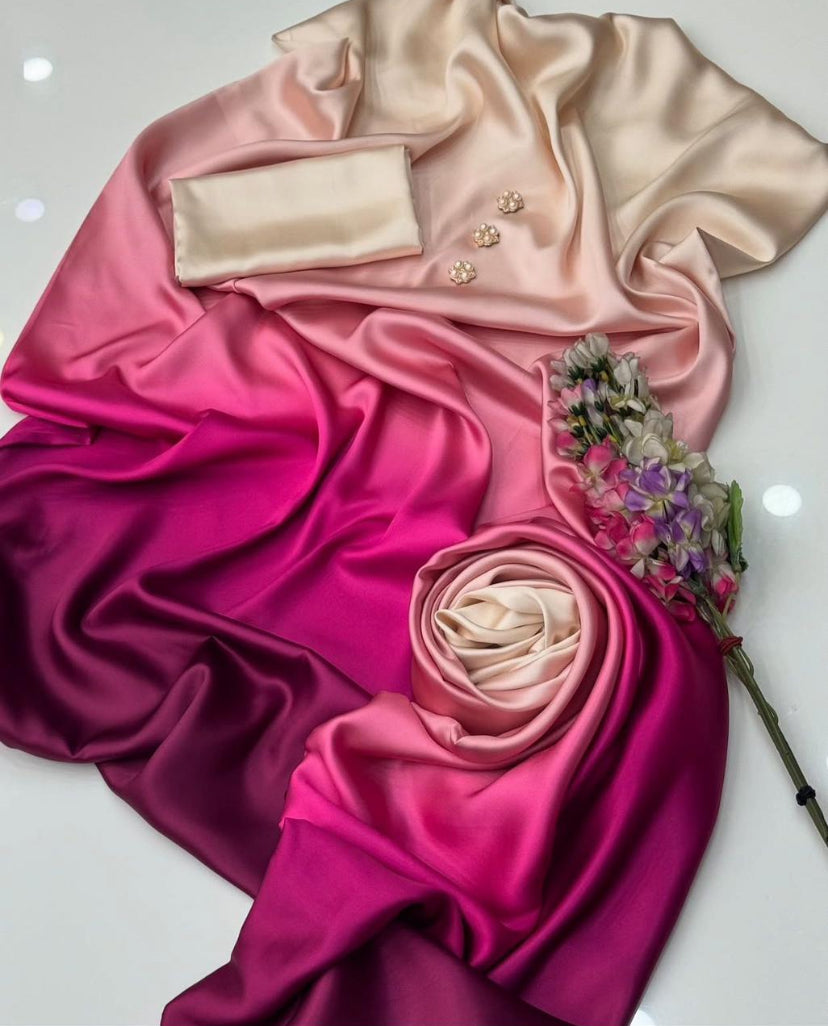 DIGITAL PRINT SHALMOZE SILK 3 PCS