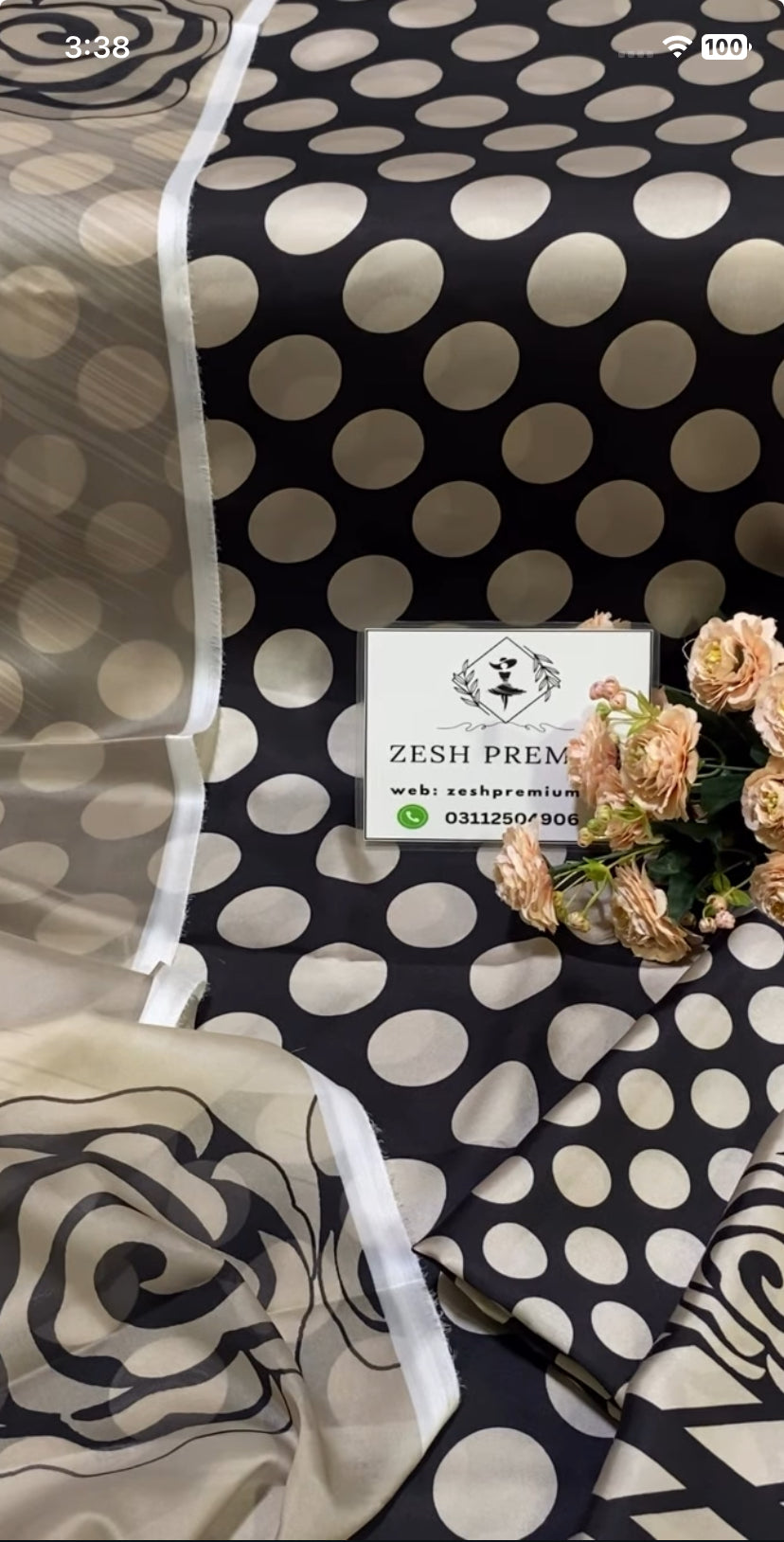 DIGITAL PRINT SHALMOZE SILK 3 pec