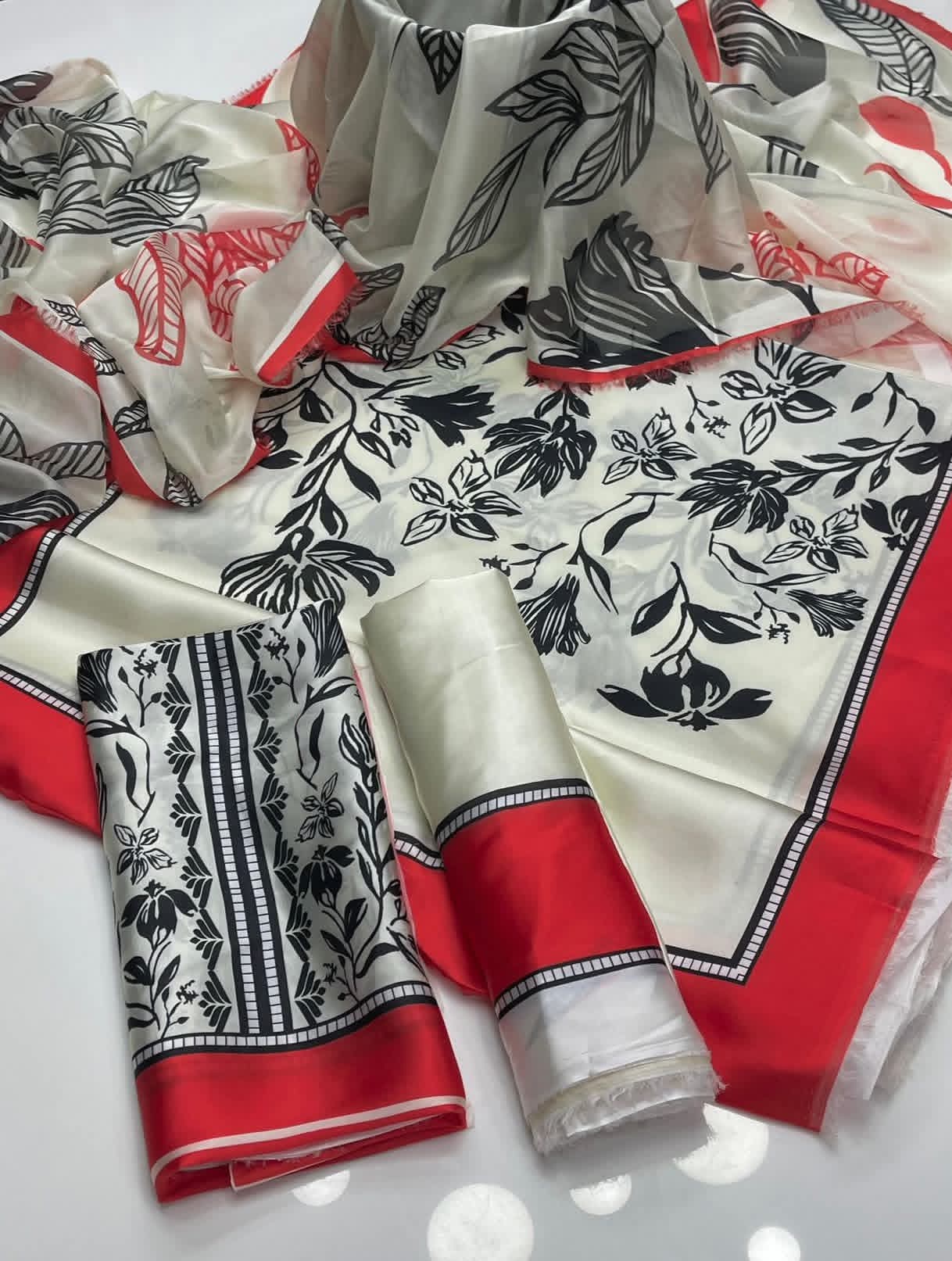 DIGITAL PRINT SHALMOZE SILK 3 PCS