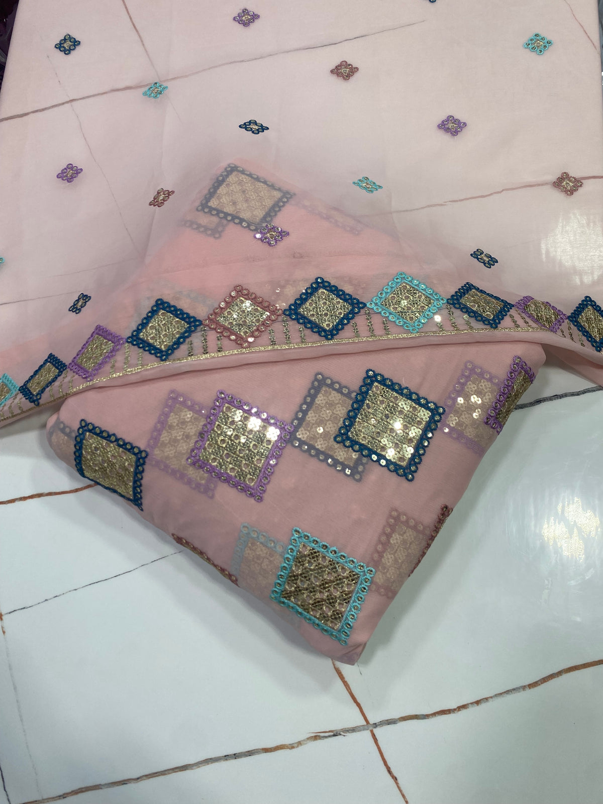 CHIFFON BOX MULTI (3pec) [ t pink]