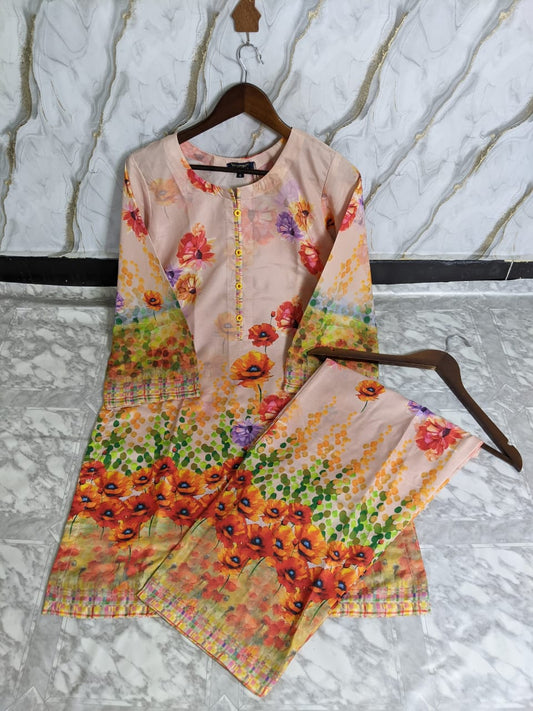 Swiss lawn stitch (2 piece ) dress