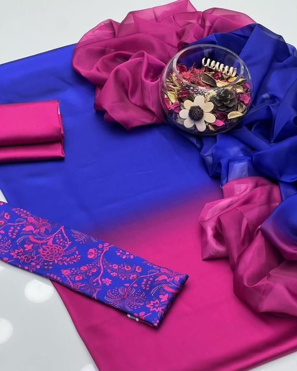 DIGITAL PRINT SHALMOZE SILK 3 PCS