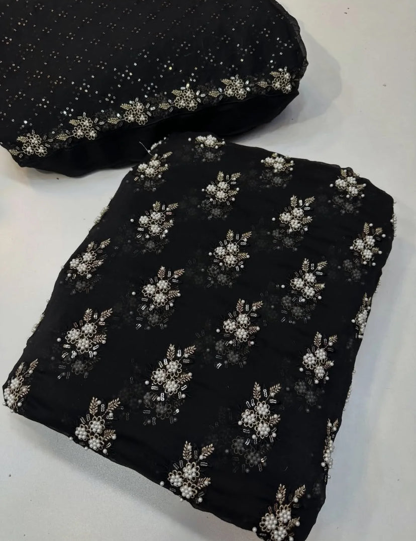 CHIFFON PULLS BUNCH [ black ] 3 pec