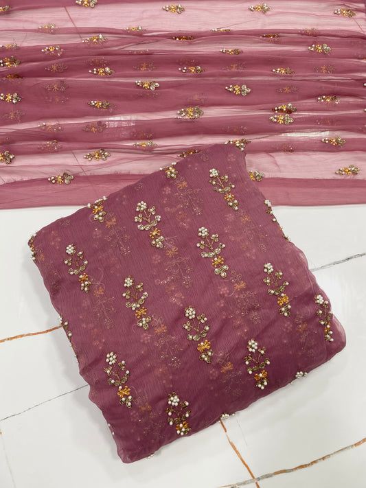 FLOWER PULLS BUNCH CHIFFON [peyazi] 3 pec
