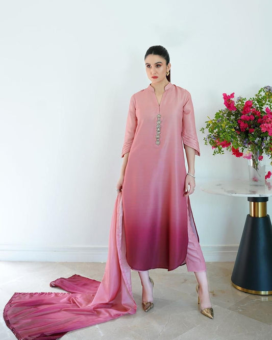 DIGITAL PRINT SHALMOZE SILK 3 PCS