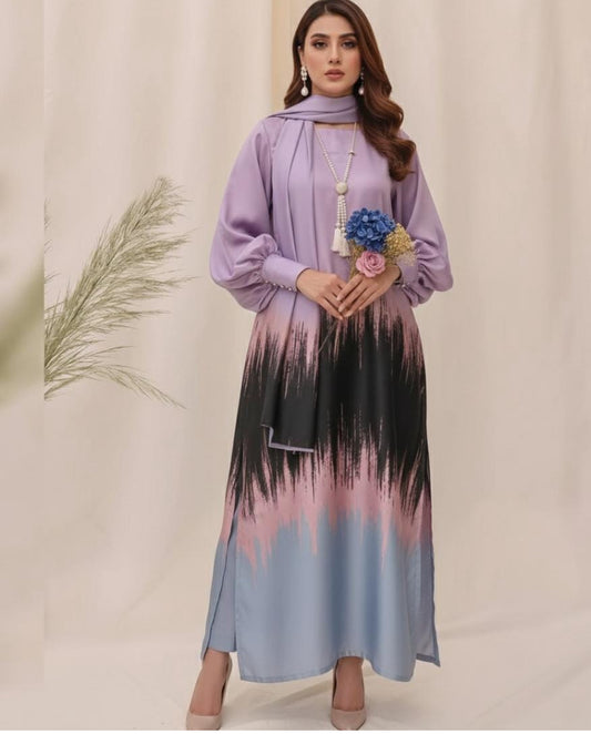 DIGITAL PRINT SHALMOZE SILK 3 PCS