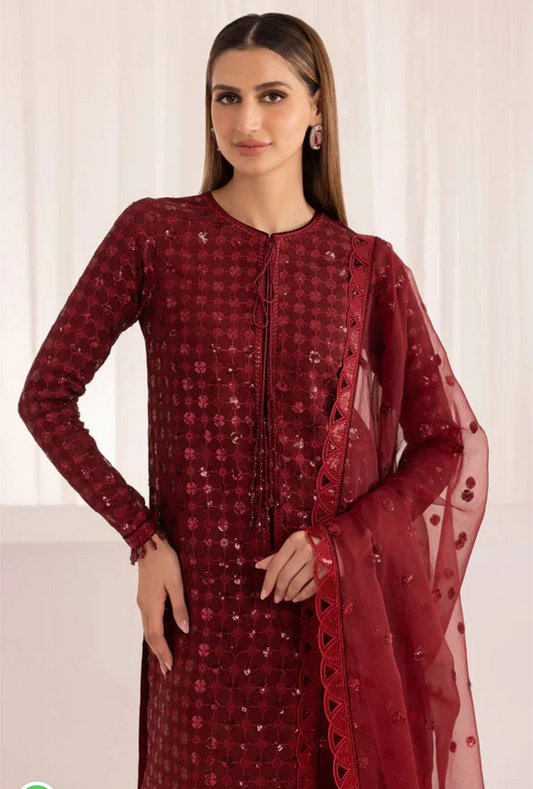 Baroque Maroon Formal Collection - Replica