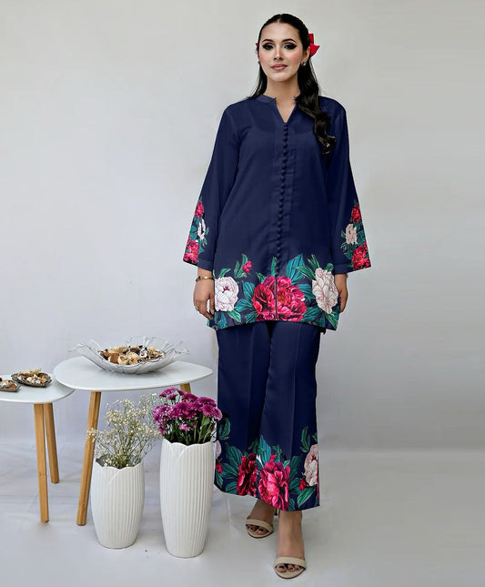 DIGITAL PRINT SHALMOZE SILK 3 PCS