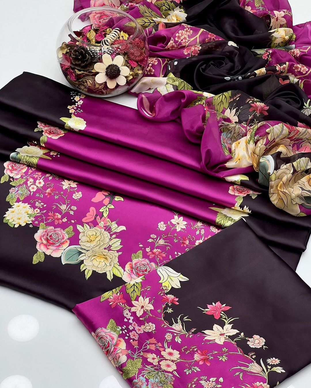 DIGITAL PRINT SHALMOZE SILK 3 PCS
