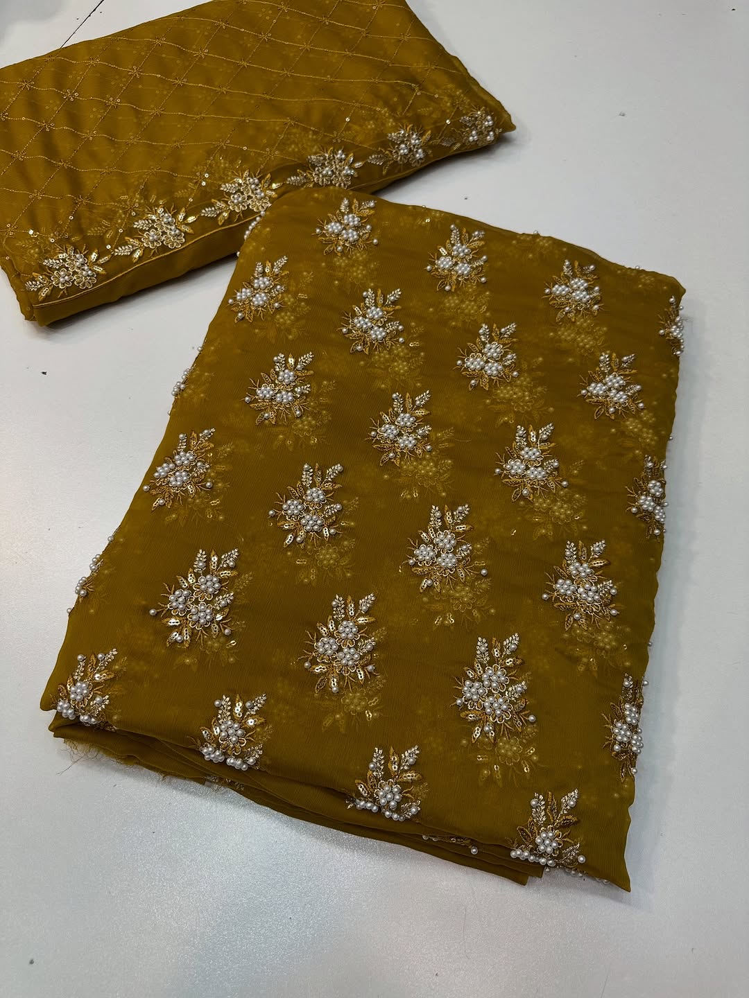 CHIFFON PULLS BUNCH [ mustard]