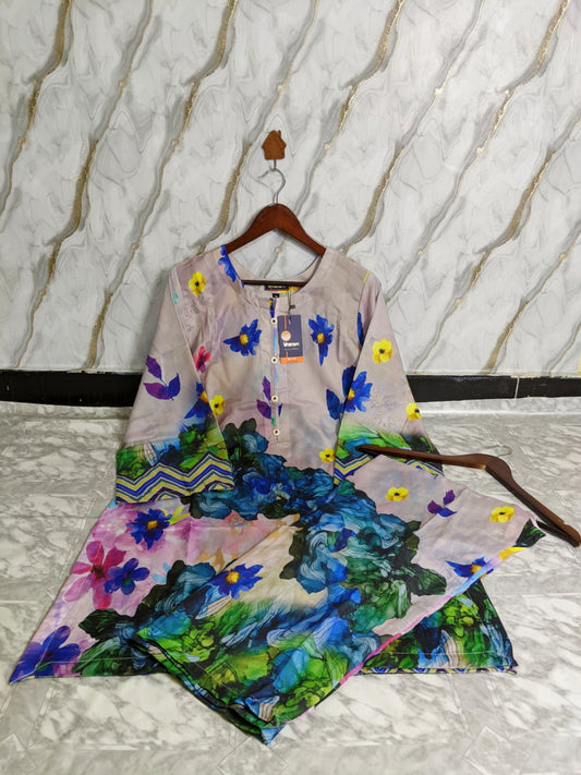 Swiss lawn stitch (2 piece ) dress